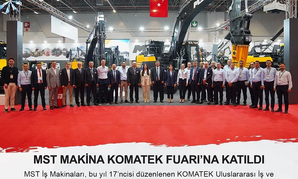 MST Makina KOMATEK Fuarı'na Katıldı